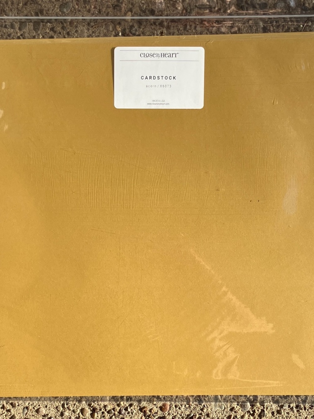 Close To My Heart Gold Cardstock